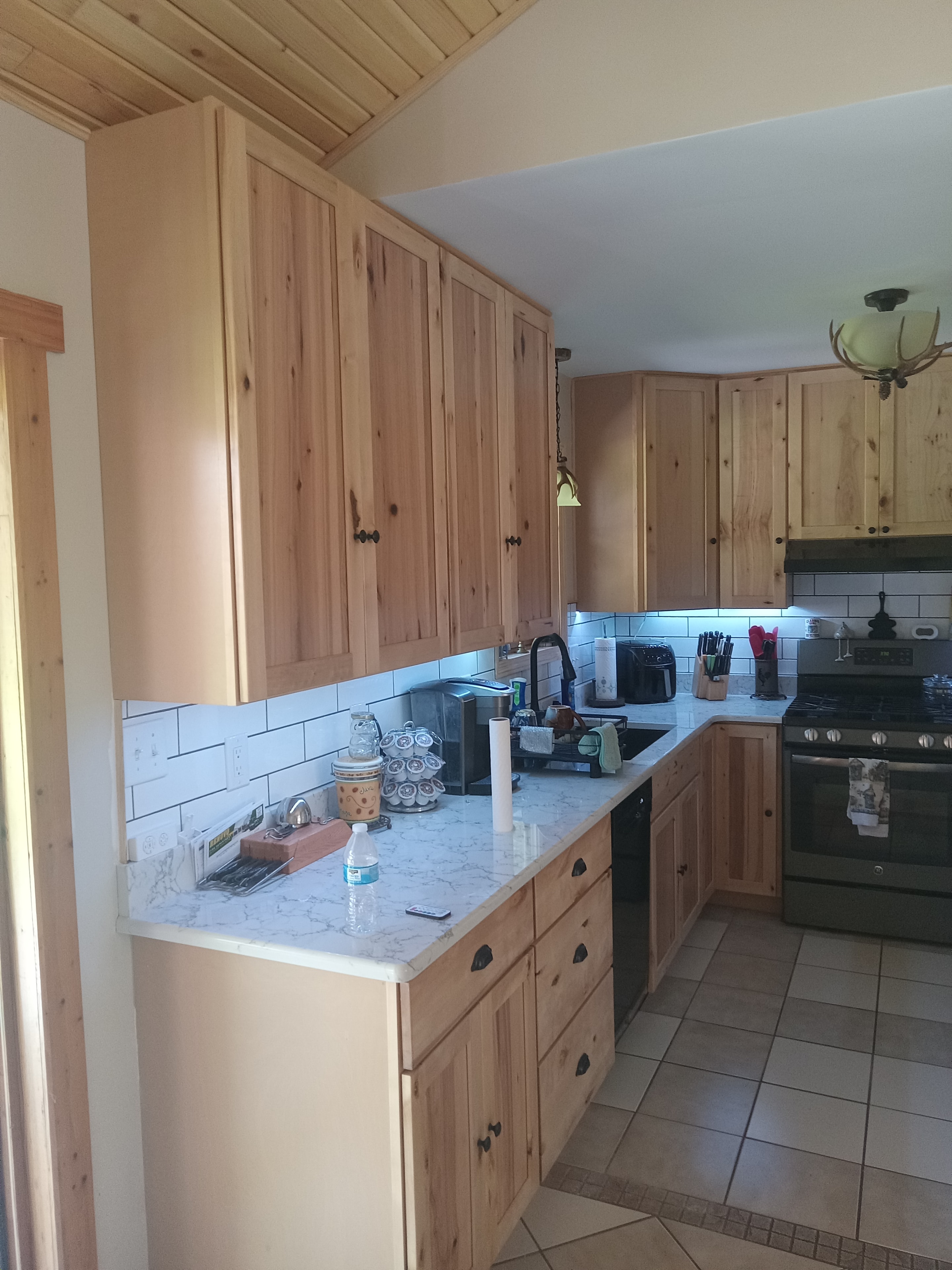 Kitchen renovation completed by Patriot Commercial and Residential